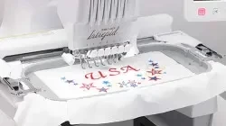 7-7/8" X 11-3/4" EMBROIDERY AREA