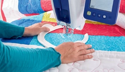 Free-motion sewing and quilting
