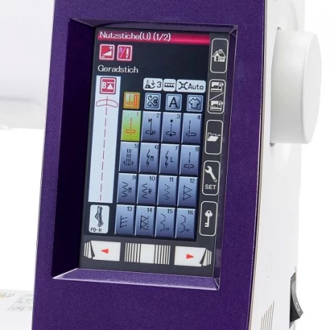 Enjoy Easy Operation with LCD Touch Screen Display