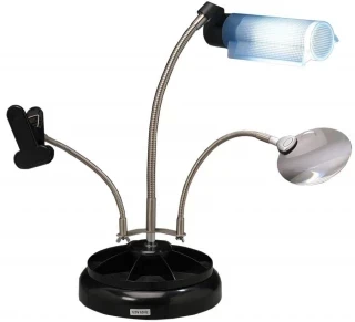 Simplicity Organizer Lamp With Magnifier with Daylight Spetrum SHCOL1 Photo