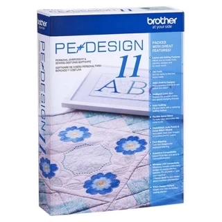 Brother PE-DESIGN 11 Personal Embroidery and Sewing Digitizing Software Photo