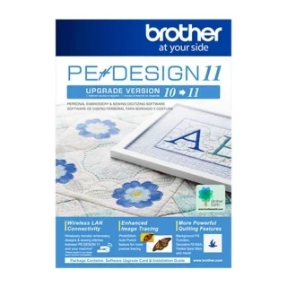 Brother PE-DESIGN 11 Upgrade Personal Embroidery and Sewing Digitizing Software Upgrade Photo