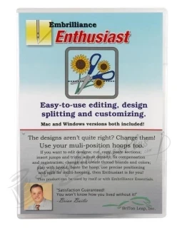 Embrilliance Enthusiast Embroidery Software for Mac and PC (EHF10) Photo