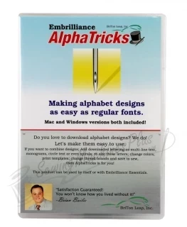 Embrilliance AlphaTricks Embroidery Software for Mac and PC (AT10) Photo