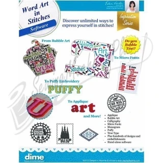 DIME Word Art in Stitches 87 Photo
