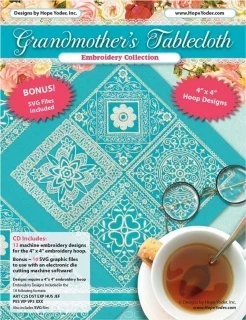 Grandmothers Tablecloth CD w/ SVG - Designs by Hope Yoder Photo