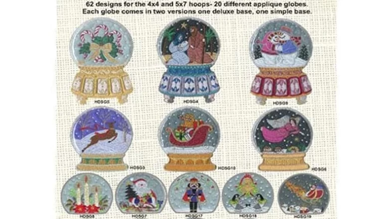 Anita Goodesign Snow Globes (62 Designs) Banner Photo