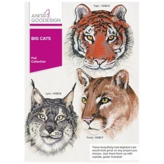 Anita Goodesign Big Cats (44 Designs) Photo