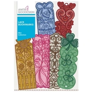 Anita Goodesign Lace Bookmarks (20 Designs) Photo