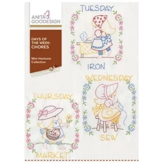 Anita Goodesign Days of the Week Chores Mini Collection (35 Designs) Photo