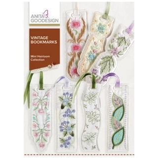 Anita Goodesign Mini Vintage Bookmarks Design Pack - 20 Designs (106maghd) Photo