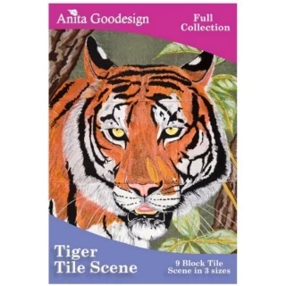 Anita Goodesign Tiger Tile Scene 140AGHD Photo