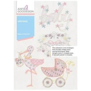 Anita Goodesign Baby Vintage (32 Designs) 16BAG Photo