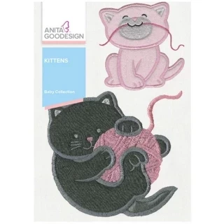 Anita Goodesign Baby Kittens (30 Designs) 17BAG Photo