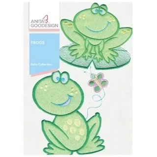 Anita Goodesign Baby Frogs (32 Designs) 18BAG Photo