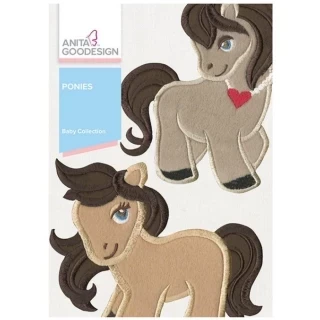 Anita Goodesign Baby Ponies 27BAG Photo