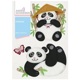 Anita Goodesign Baby Pandas Design Pack 33BAG Photo