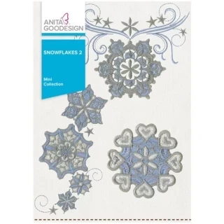 Anita Goodesign Mini Collection Snowflakes 2 (20 Designs) Photo