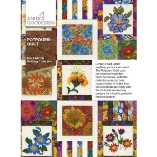 Anita Goodesign Potpourri Quilt (293AGHD) Photo