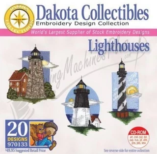 Dakota Collectibles Lighthouses  Embroidery Designs - 970133 Photo