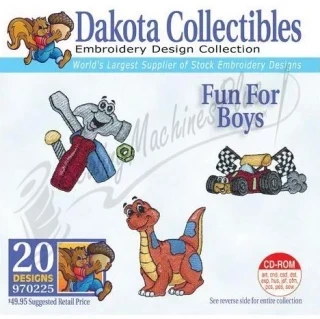 Dakota Collectibles Fun For Boys Embroidery Designs - 970225 Photo