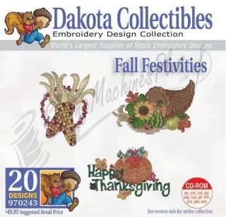 Dakota Collectibles Fall Festivities Embroidery Designs - 970243 Photo