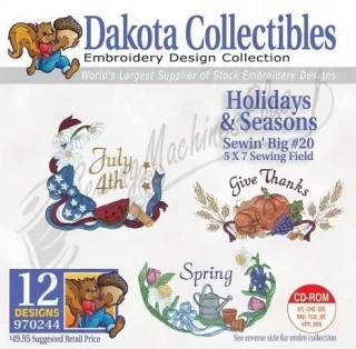 Dakota Collectibles Holidays & Seasons Embroidery Designs - 970244 Photo