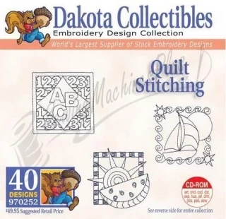 Dakota Collectibles Quilt Stitching Applique Embroidery Designs - 970252 Photo