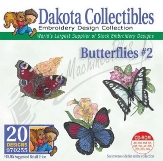 Dakota Collectibles Butterflies #2 Embroidery Designs - 970255 Photo