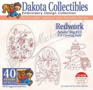 Dakota Collectibles Redwork Embroidery Designs - 970314 Photo