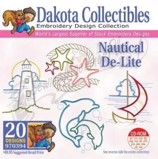 Dakota Collectibles Nautical De-Lite  Embroidery Designs - 970394 Photo