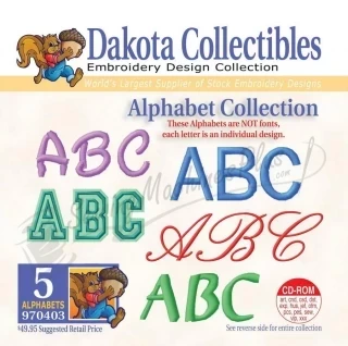 Dakota Collectibles Alphabet Collection Embroidery Designs - 970403 Photo