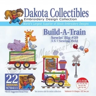 Dakota Collectibles Build A Train Embroidery Designs - 970411 Photo