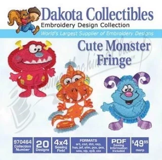 Dakota Collectibles Cute Monsters Fringe 970464 Photo