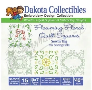 Dakota Collectibles Quilt Square 15 5x7 (970507) Photo