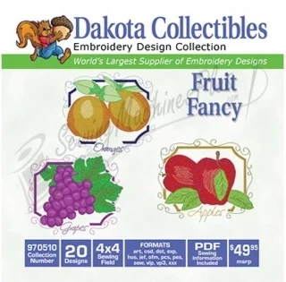 Dakota Collectibles Fruit Fancy 20 4x4 (970510) Photo