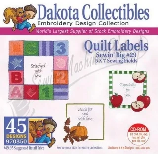 Dakota Collectibles Quilt Labels Embroidery Designs - 970350 Photo