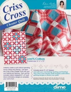 DIME - Criss Cross Cheater Quilt Photo