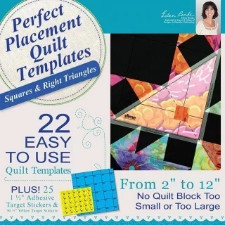 DIME - Perfect Placement Quilt Templates - 45 Degree and 60 Degree Diamonds Photo