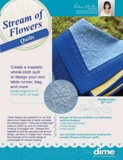 DIME - Stream of Flowers Quilts Photo