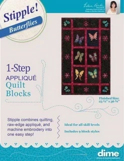 Stipple! Butterflies - One Step Quilting and Applique - Designs in Machine Embroidery Photo