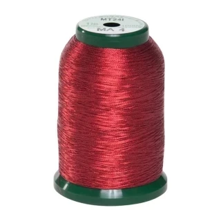 Kingstar Metallic Thread - A470004 Red MA4 1000M Spool Photo