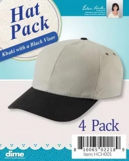 Dime Hat Pack Khaki With Black Visor Photo