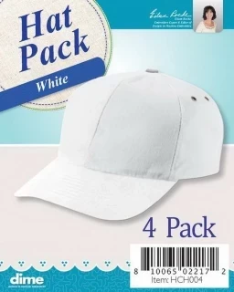 Dime Hat Pack White Photo