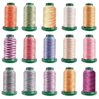 DIME Medley Variegated Thread Kit 15 colors Photo