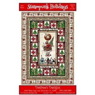 Steampunk Holidays Quilt Pattern Photo