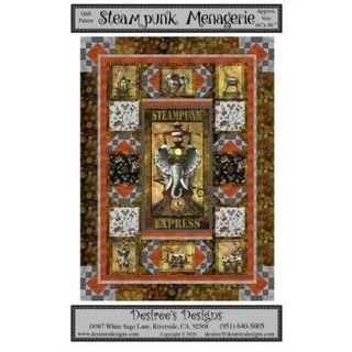 Steampunk Menagerie Quilt Pattern Photo