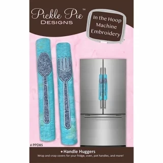 Pickle Pie Designs Handle Huggers ITH Machine Embroidery Design CD (PPD85) Photo