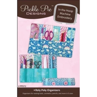 Pickle Pie Designs Roly Poly Organizers ITH Machine Emb Set CD (PPD72) Photo