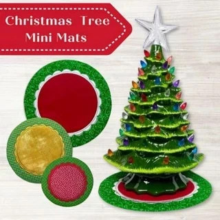 Christmas Tree Mini Mats ITH ME Photo